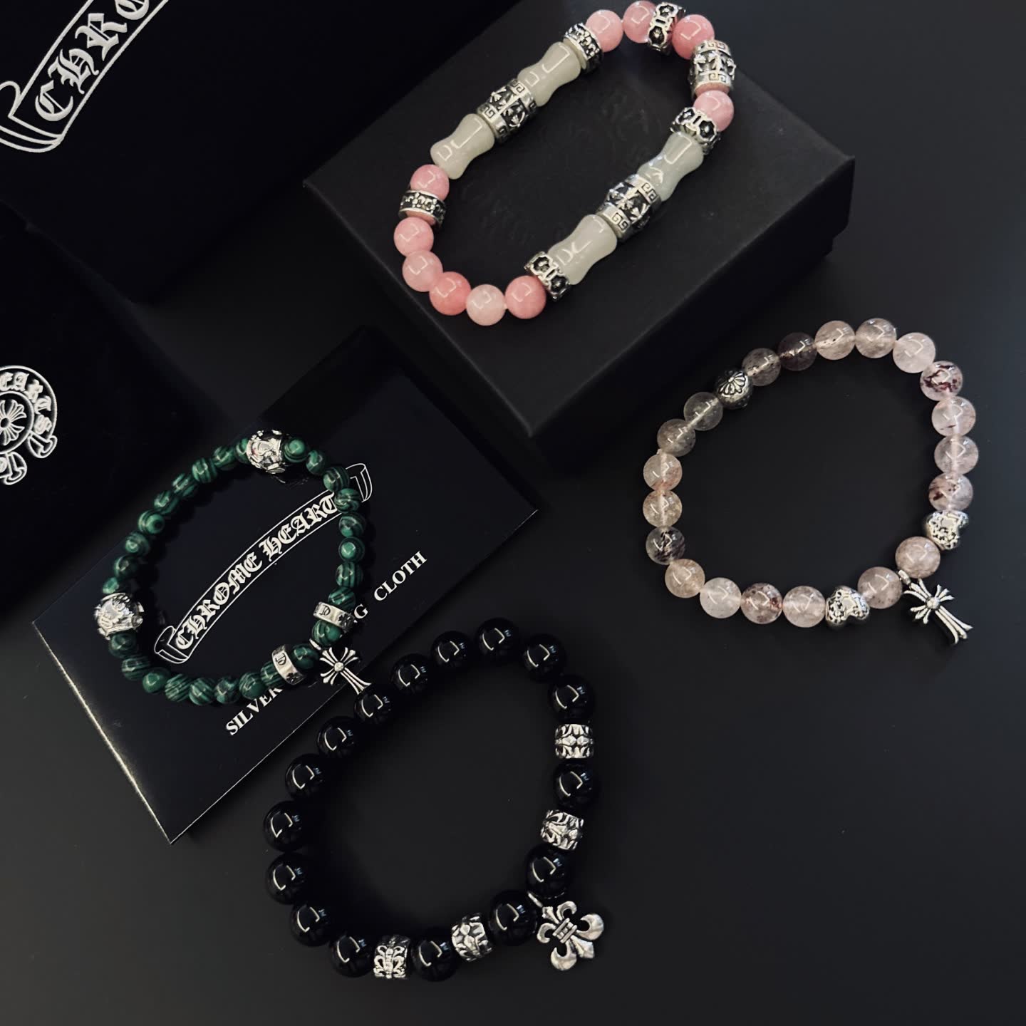 Chrome Hearts Beaded Bracelets Set